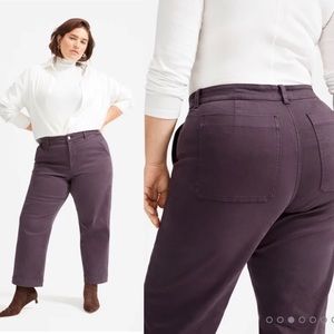 Everlane straight leg crop, size 8 (2 colors)